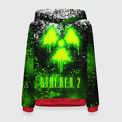 Толстовка-худи женская S T A L K E R 2, цвет: 3D-красный