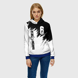 Толстовка-худи женская RAINBOW SIX SIEGE, цвет: 3D-синий — фото 2