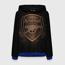 Толстовка-худи женская Arsenal, цвет: 3D-синий