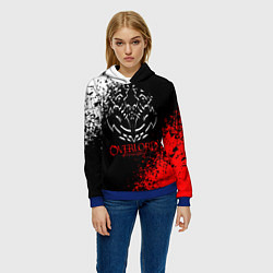 Толстовка-худи женская Overlord, цвет: 3D-синий — фото 2