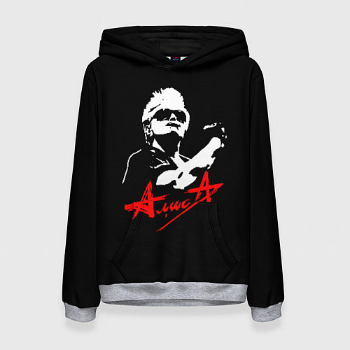 Женская толстовка АлисА / 3D-Меланж – фото 1