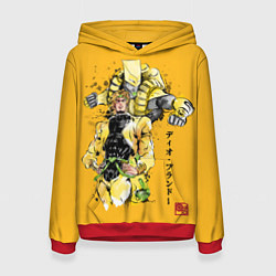Толстовка-худи женская JoJo Bizarre Adventure, цвет: 3D-красный