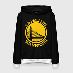 Толстовка-худи женская GOLDEN STATE WARRIORS, цвет: 3D-белый