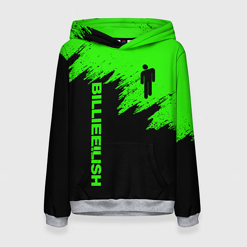 Женская толстовка BILLIE EILISH / 3D-Меланж – фото 1