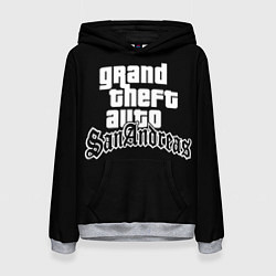 Толстовка-худи женская GTA San Andreas, цвет: 3D-меланж