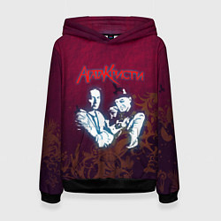 Толстовка-худи женская Агата Кристи, цвет: 3D-черный