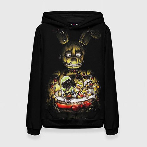 Женская толстовка Five Nights At Freddy's / 3D-Черный – фото 1