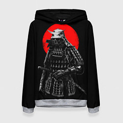 Толстовка-худи женская Самурай, цвет: 3D-меланж