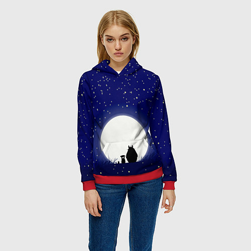 Женская толстовка Мой сосед Тоторо / 3D-Красный – фото 3