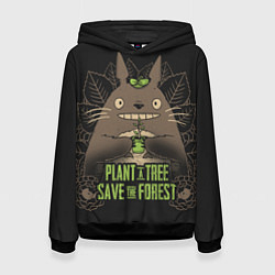 Женская толстовка Plant a tree Save the forest