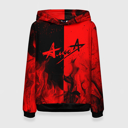 Женская толстовка АлисА / 3D-Черный – фото 1