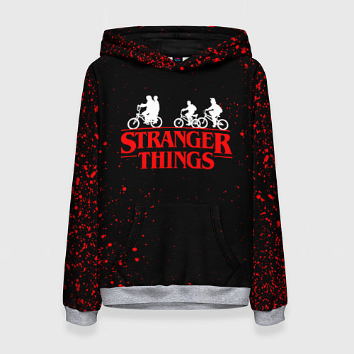 Женская толстовка STRANGER THINGS / 3D-Меланж – фото 1