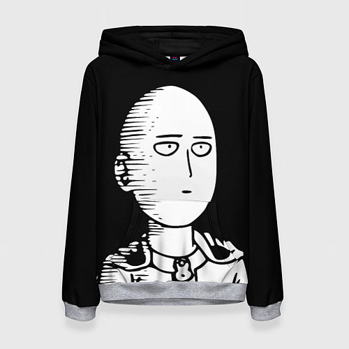 Женская толстовка ONE-PUNCH MAN / 3D-Меланж – фото 1