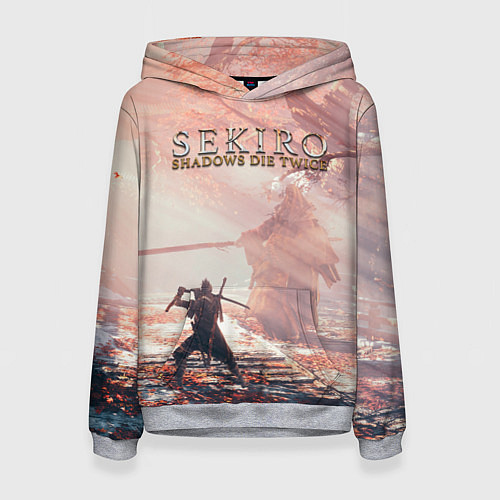 Женская толстовка Sekiro - Boss Fight / 3D-Меланж – фото 1