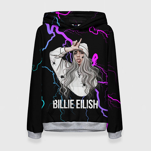 Женская толстовка BILLIE EILISH / 3D-Меланж – фото 1