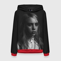 Толстовка-худи женская BILLIE EILISH, цвет: 3D-красный