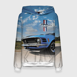 Толстовка-худи женская Mustang, цвет: 3D-белый