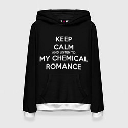 Толстовка-худи женская My chemical romance, цвет: 3D-белый