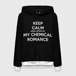 Толстовка-худи женская My chemical romance, цвет: 3D-белый