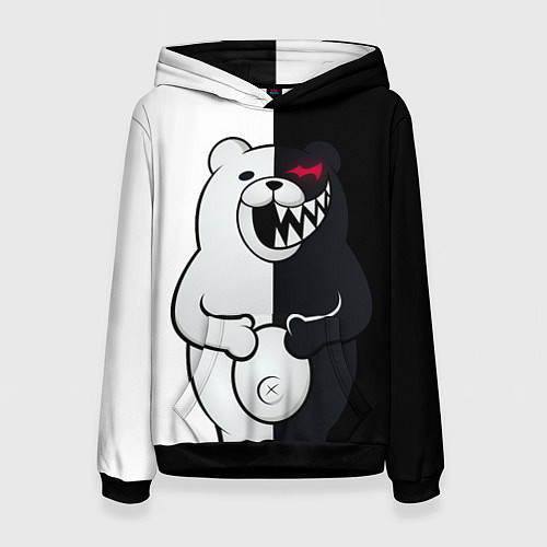 Женская толстовка MONOKUMA / 3D-Черный – фото 1