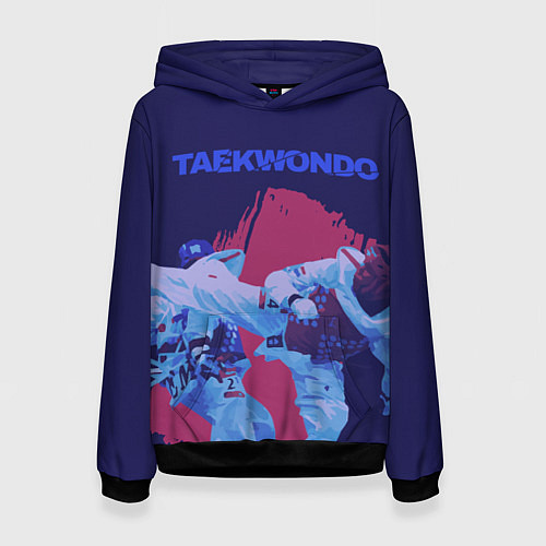 Женская толстовка Taekwondo / 3D-Черный – фото 1
