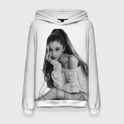 Толстовка-худи женская Ariana Grande Ариана Гранде, цвет: 3D-белый