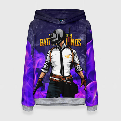 Женская толстовка PUBG / 3D-Меланж – фото 1
