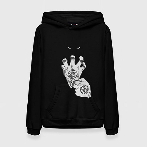 Женская толстовка Выжигющий Искру / 3D-Черный – фото 1