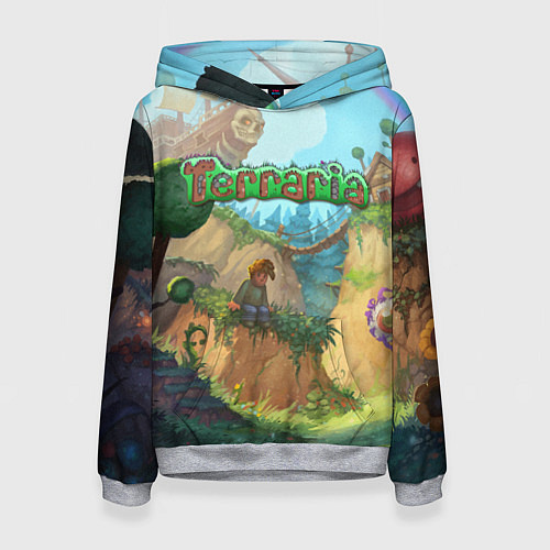 Женская толстовка Terraria / 3D-Меланж – фото 1