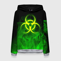 Толстовка-худи женская BIOHAZARD, цвет: 3D-меланж