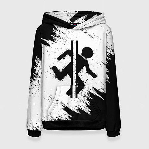 Женская толстовка PORTAL / 3D-Черный – фото 1