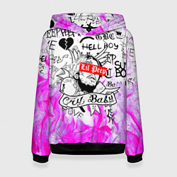 Толстовка-худи женская LIL PEEP, цвет: 3D-черный
