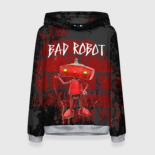 Женская толстовка Bad Robot / 3D-Меланж – фото 1