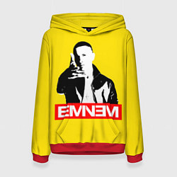 Толстовка-худи женская Eminem, цвет: 3D-красный