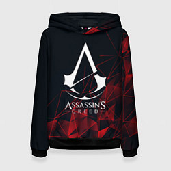 Толстовка-худи женская ASSASSINS CREED, цвет: 3D-черный