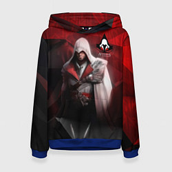 Толстовка-худи женская Assasin's creed, цвет: 3D-синий