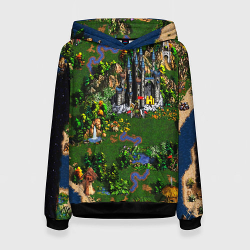 Женская толстовка Heroes of Might and Magic / 3D-Черный – фото 1