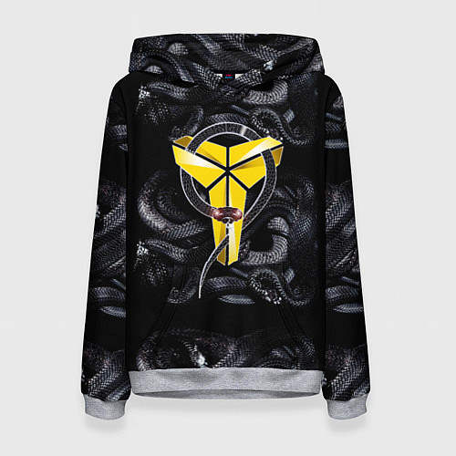 Женская толстовка Los Angeles LakersKobe Bryan / 3D-Меланж – фото 1