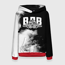 Толстовка-худи женская ВДВ, цвет: 3D-красный