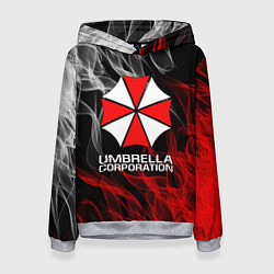 Толстовка-худи женская UMBRELLA CORP, цвет: 3D-меланж