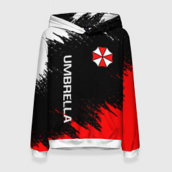 Толстовка-худи женская UMBRELLA CORP, цвет: 3D-белый