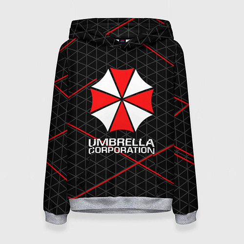 Женская толстовка UMBRELLA CORP / 3D-Меланж – фото 1