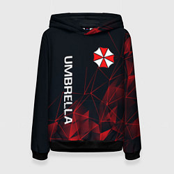 Толстовка-худи женская UMBRELLA CORP, цвет: 3D-черный