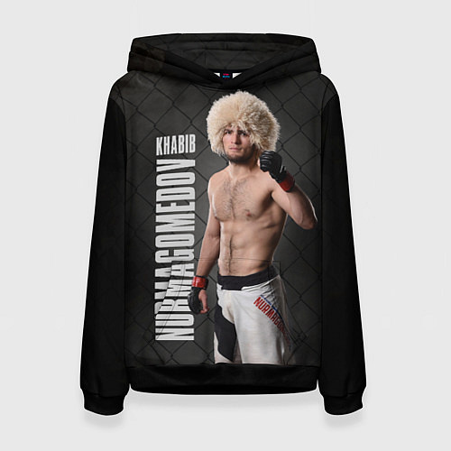 Женская толстовка Хабиб Нурмагомедов / 3D-Черный – фото 1