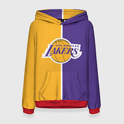 Толстовка-худи женская LA LAKERS, цвет: 3D-красный