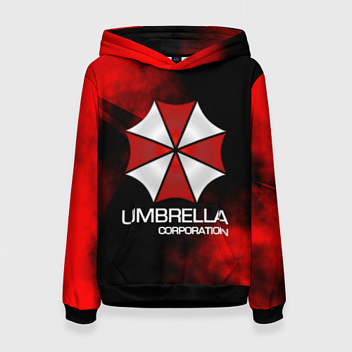 Женская толстовка UMBRELLA CORP / 3D-Черный – фото 1