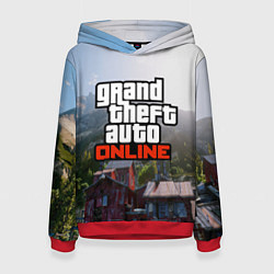 Толстовка-худи женская GTA Online, цвет: 3D-красный