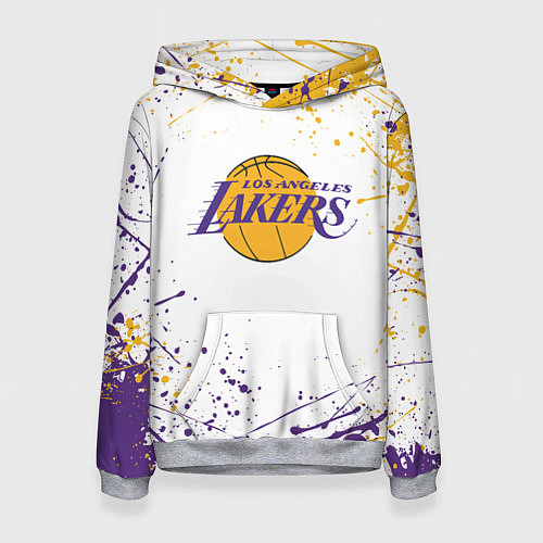 Женская толстовка LA LAKERS / 3D-Меланж – фото 1