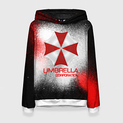 Толстовка-худи женская UMBRELLA CORP, цвет: 3D-белый