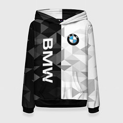 Толстовка-худи женская BMW, цвет: 3D-черный